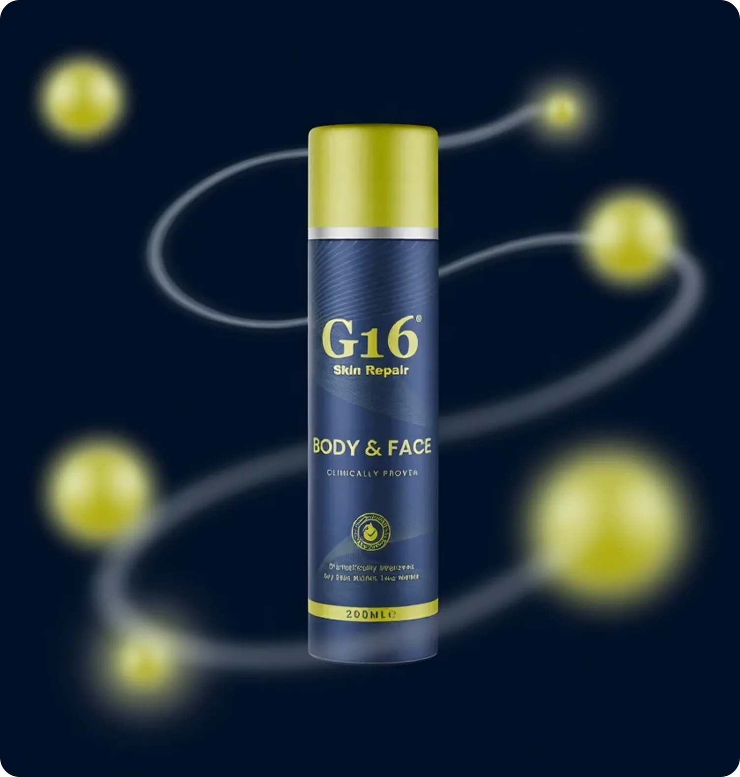 G16 Skin Repair lozione corpo e viso, flacone da 200 ml